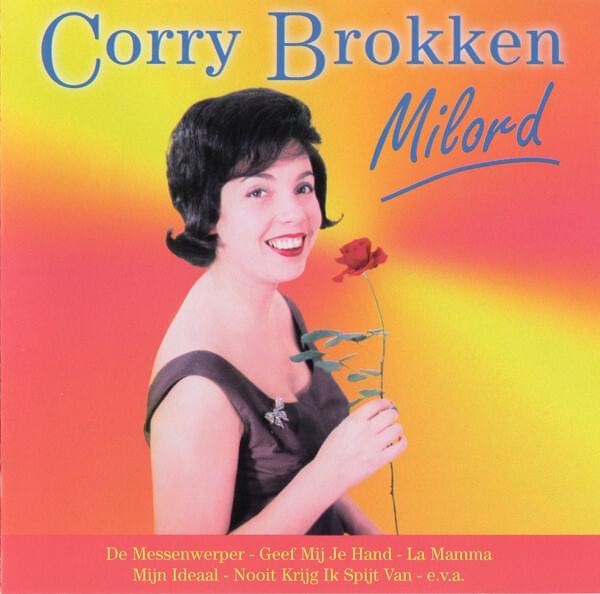 Album cover art for "Net als toen" by Corry Brokken