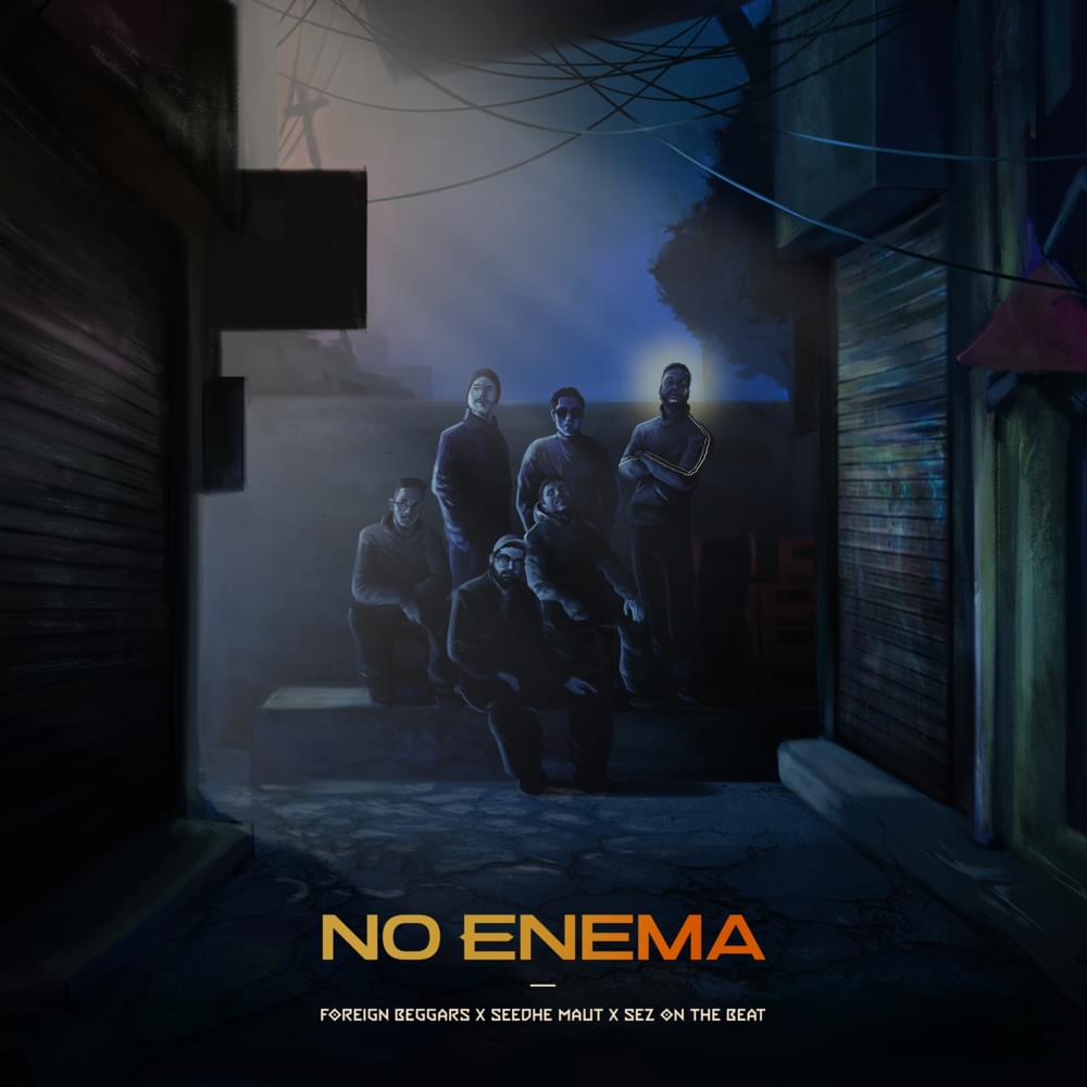 Album cover art for "No Enema" by Seedhe Maut & Sez on the Beat & Foreign Beggars