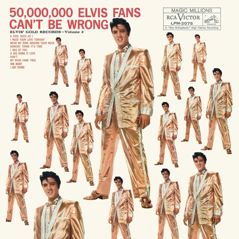 Album cover art for "Wear My Ring Around Your Neck" by Elvis Presley