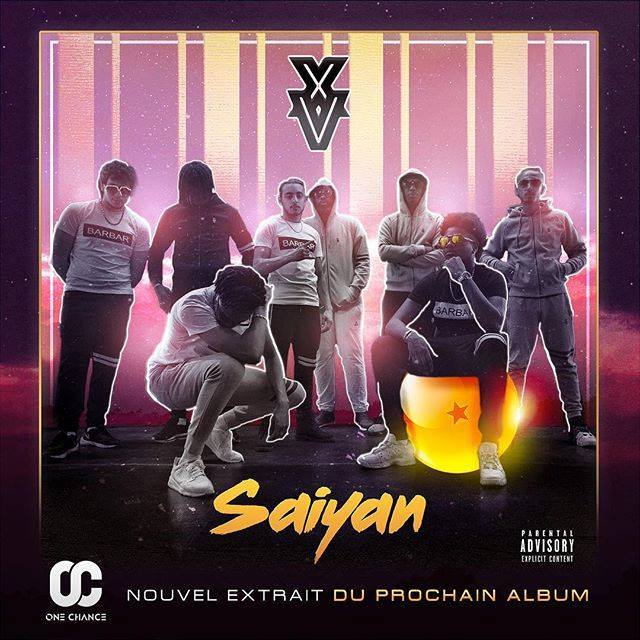 Album cover art for "Saiyan" by XVBARBAR