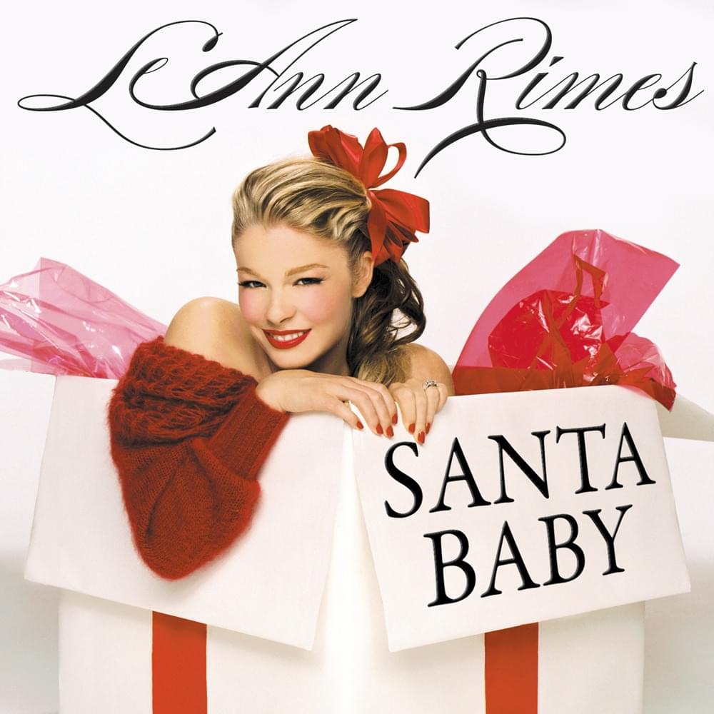 Album cover art for "Santa Baby" by LeAnn Rimes