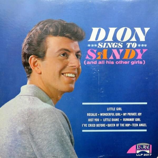 Cover image for Dion Sings to Sandy