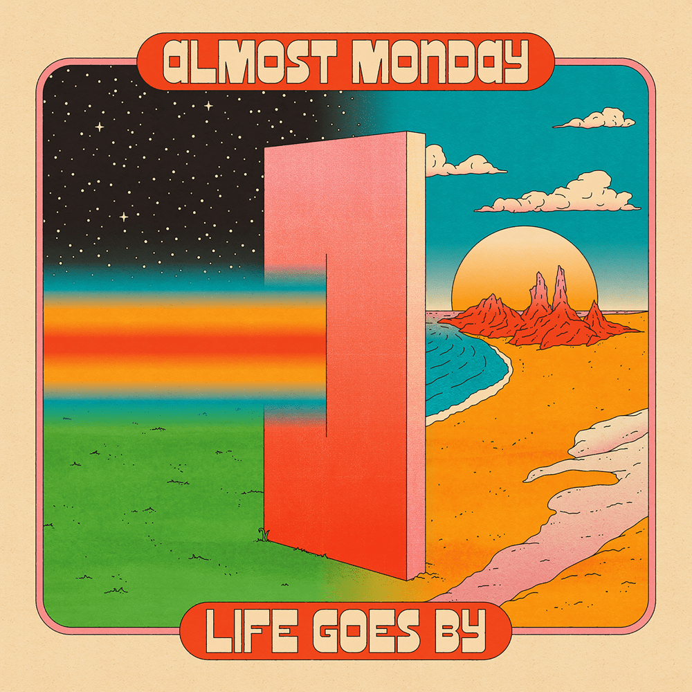 Album cover art for "life goes by" by almost monday