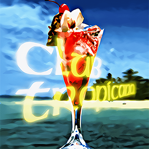 Album cover art for "Club Tropicana" by Cydney D