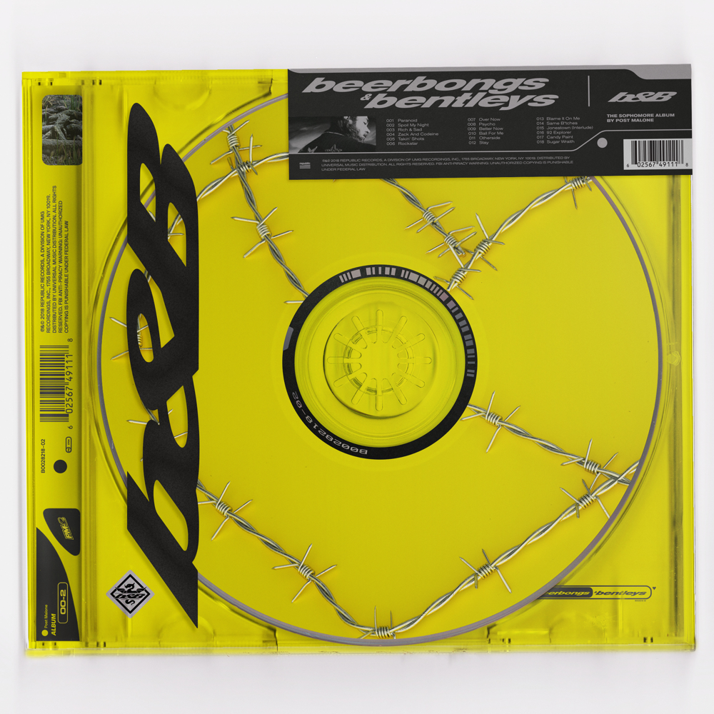 Cover image for Post Malone - beerbongs & bentleys (Tradução em Português)*