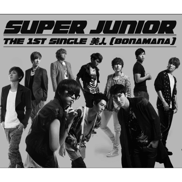 Album cover art for "美人(BONAMANA) Japanese Version" by SUPER JUNIOR