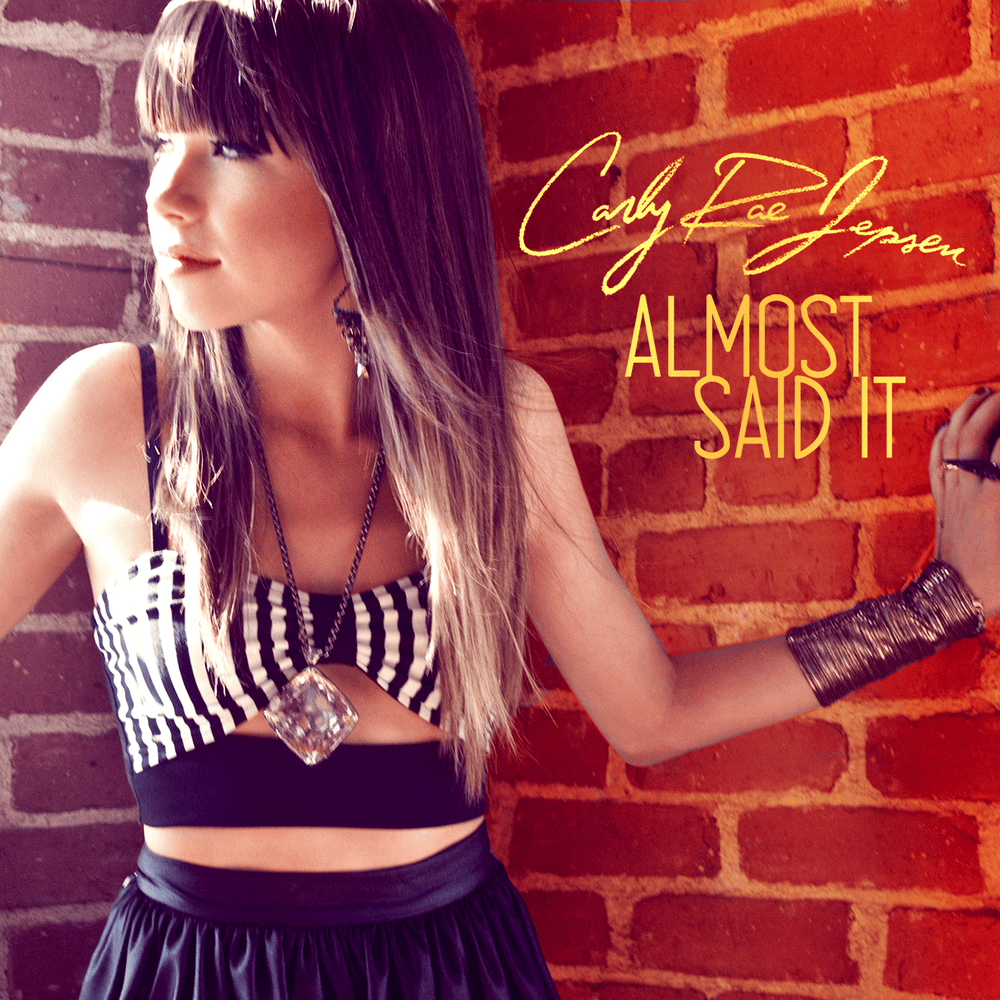 Album cover art for "Almost Said It" by Carly Rae Jepsen