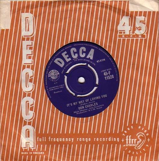 It’s My Way of Loving You by Don Charles
