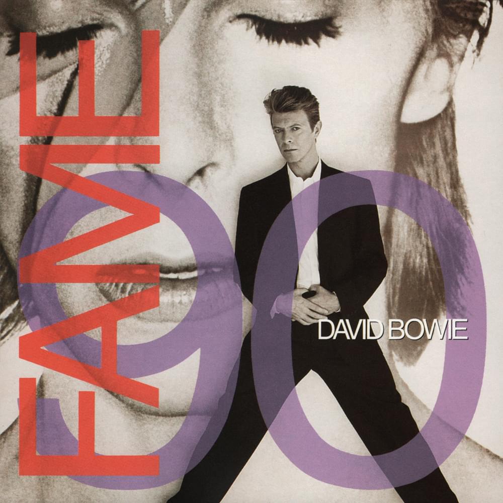 Album cover art for "Fame ’90" by David Bowie & John Lennon