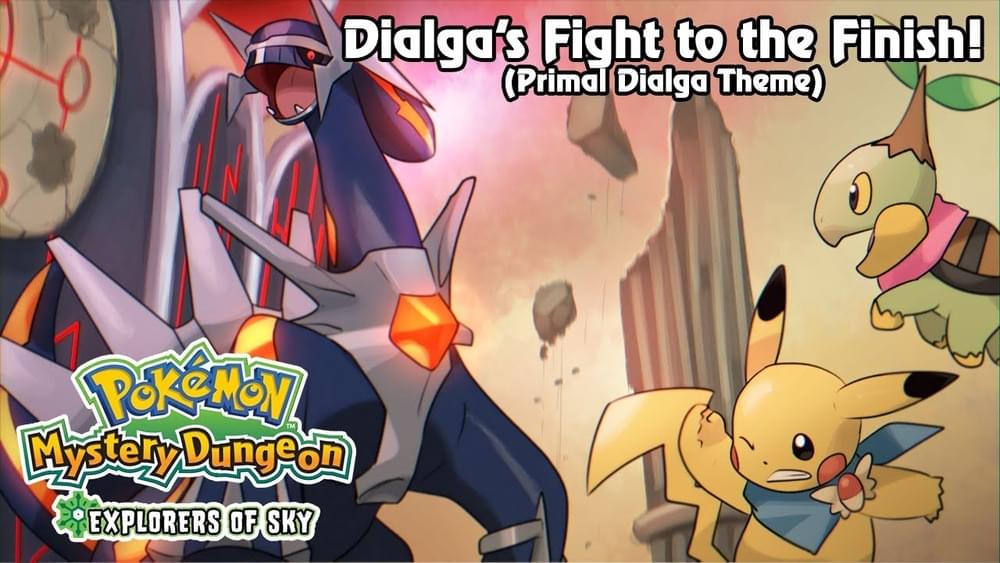 Album cover art for "Dialga’s Fight to the Finish WITH LYRICS" by Juno Songs