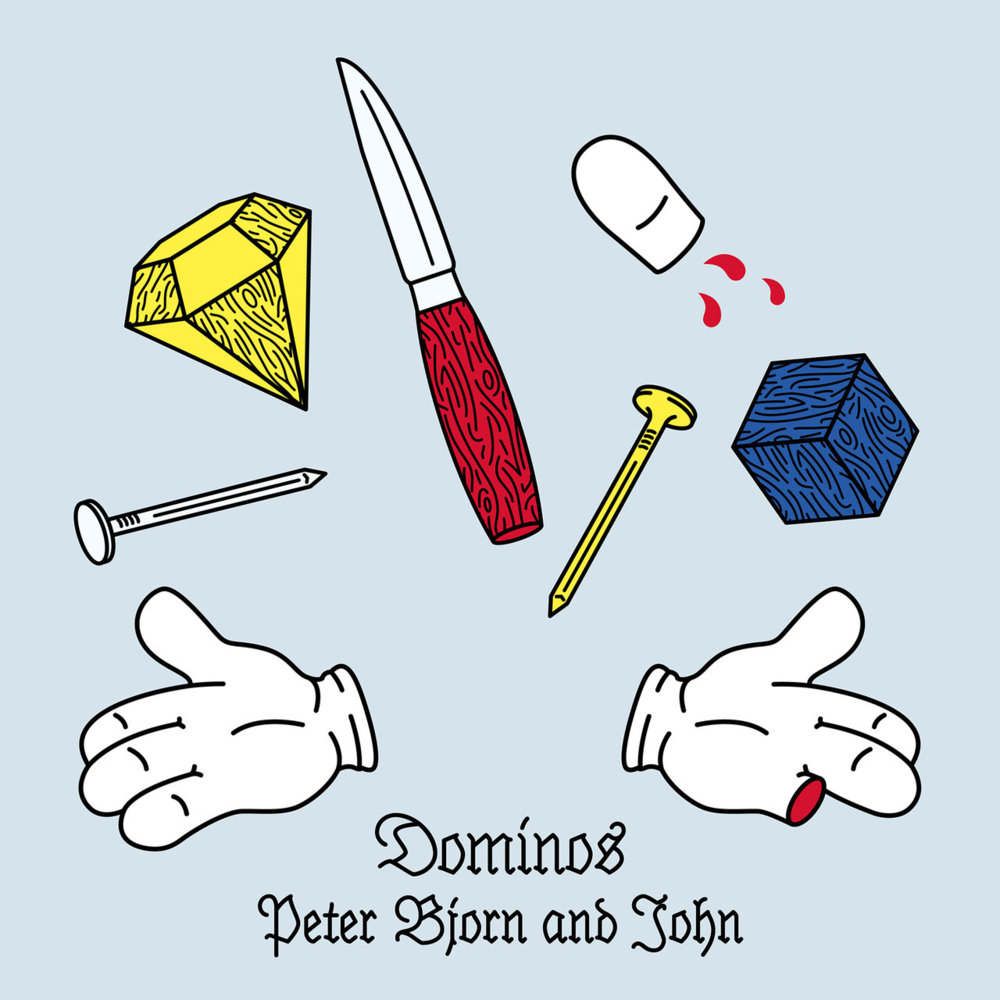 Album cover art for "Dominos" by Peter Bjorn and John