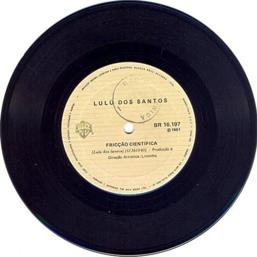Album cover art for "Fricção Científica" by Lulu Santos