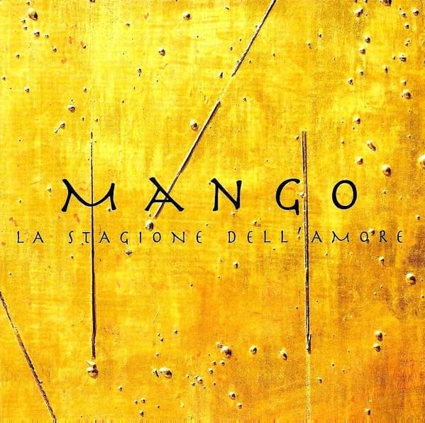 Album cover art for "La Stagione Dell’Amore" by Mango & Franco Battiato