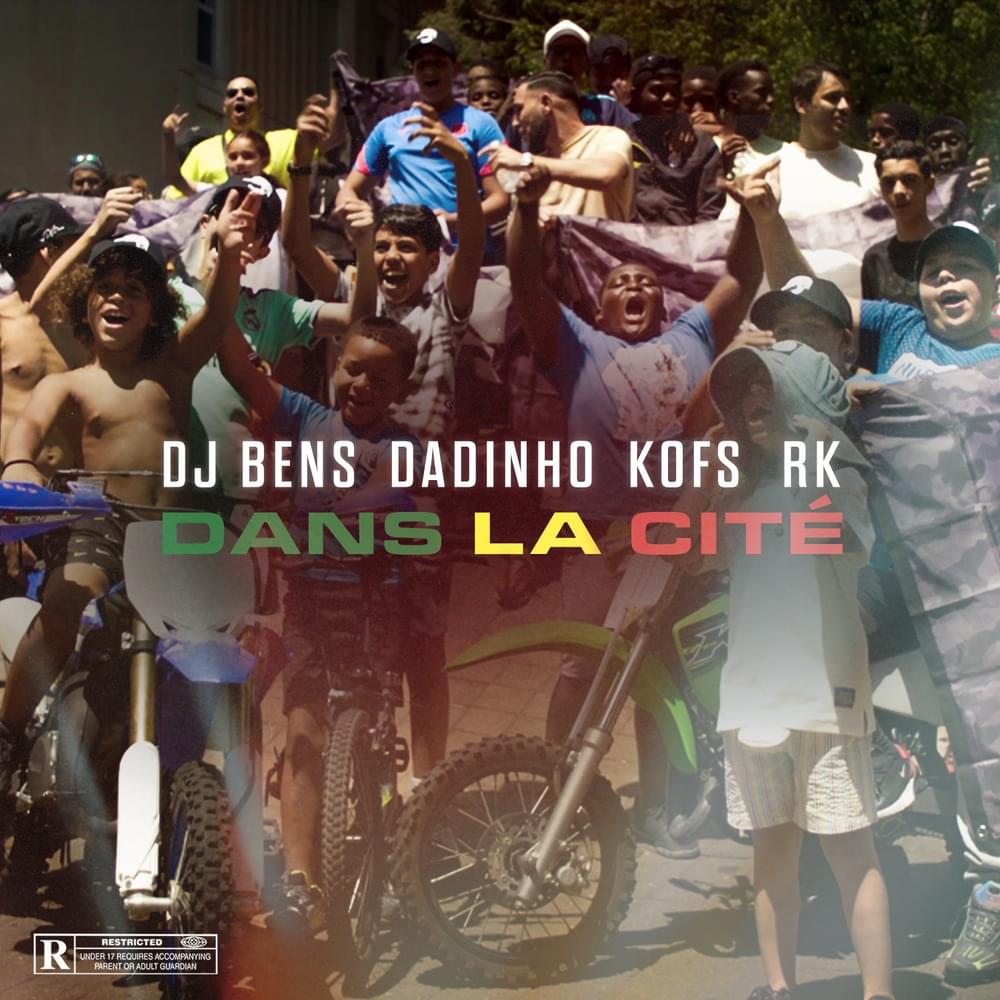 Album cover art for "Dans la cité" by DJ Bens & Dadinho & RK & Kofs