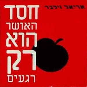 Album cover art for "Hesed Ha’osher Hu Rak Regaim - חסד האושר הוא רק רגעים" by Ariel Zilber - אריאל זילבר
