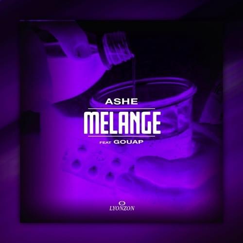 Album cover art for "Mélange" by ASHE 22 & Gouap