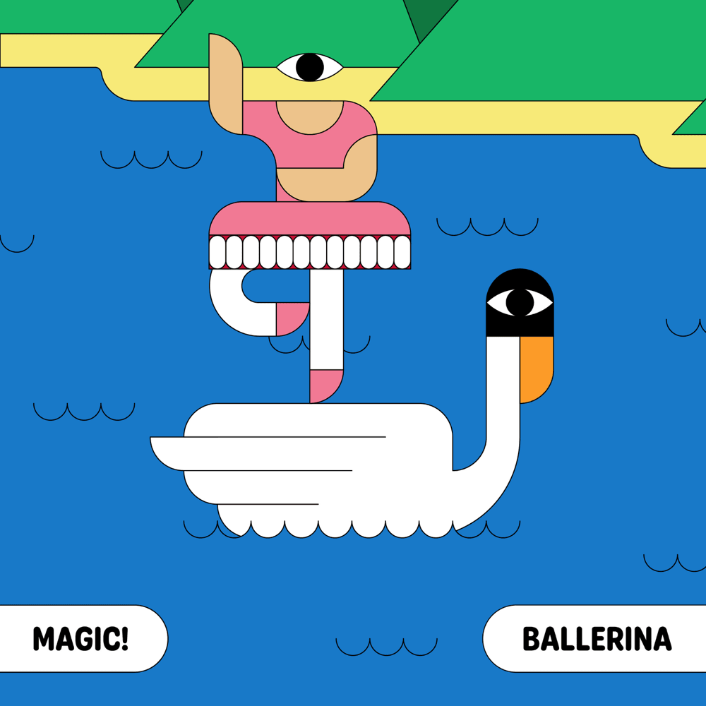 Album cover art for "Ballerina" by MAGIC!