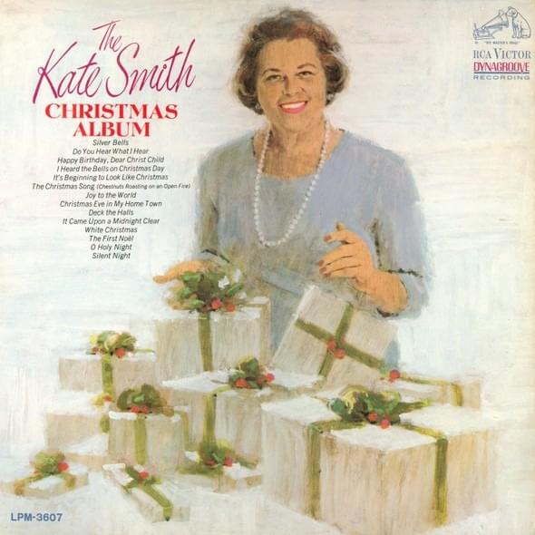 Album cover art for "Silver Bells" by Kate Smith