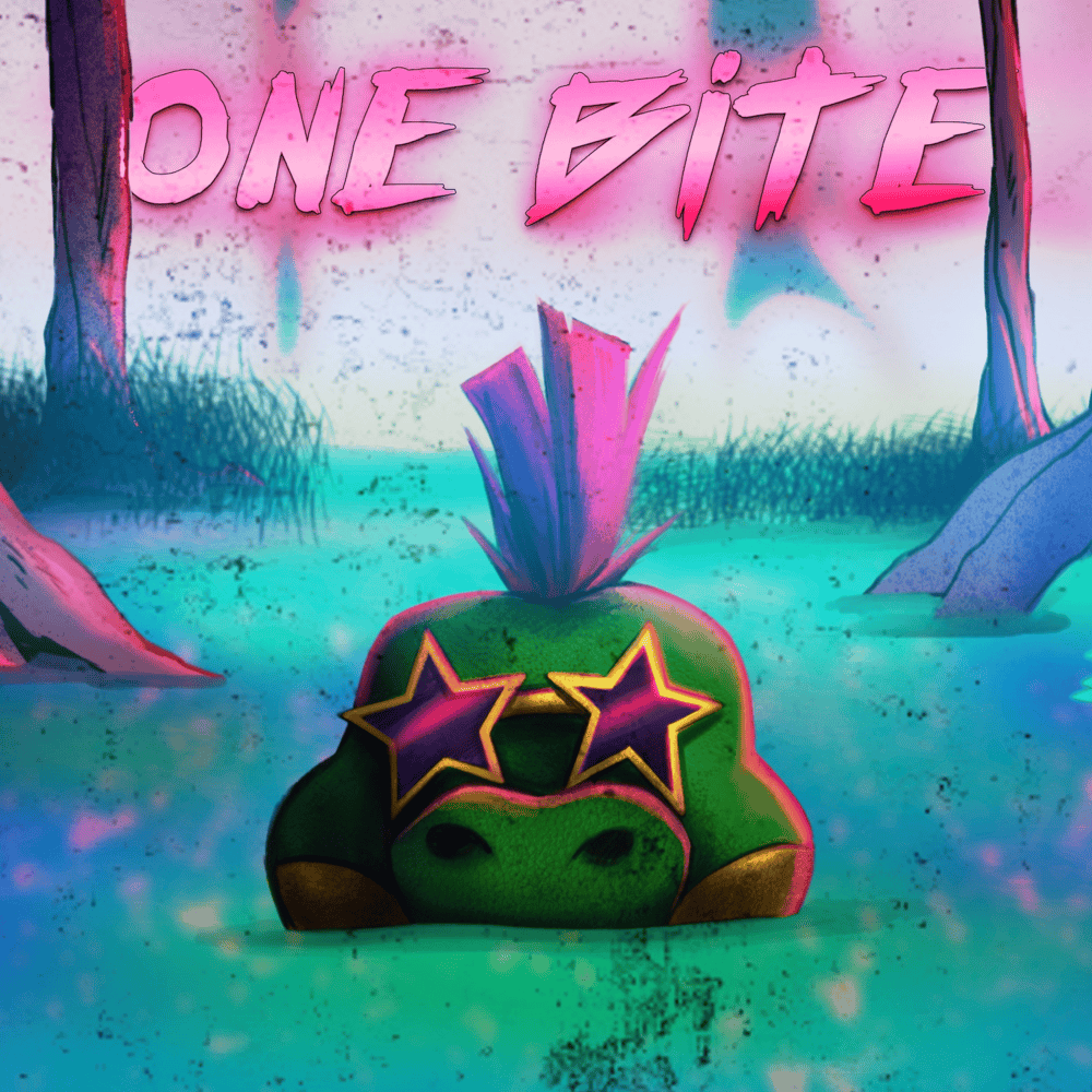 Album cover art for "One Bite" by Rockit Music
