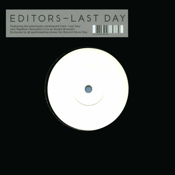Album cover art for "Last Day" by Editors