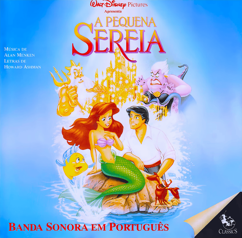 Album cover art for "Títulos Principais" by Alan Menken