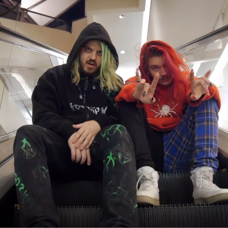 Album cover art for "​smrtdeath & lil aaron" by ​​Smrtdeath