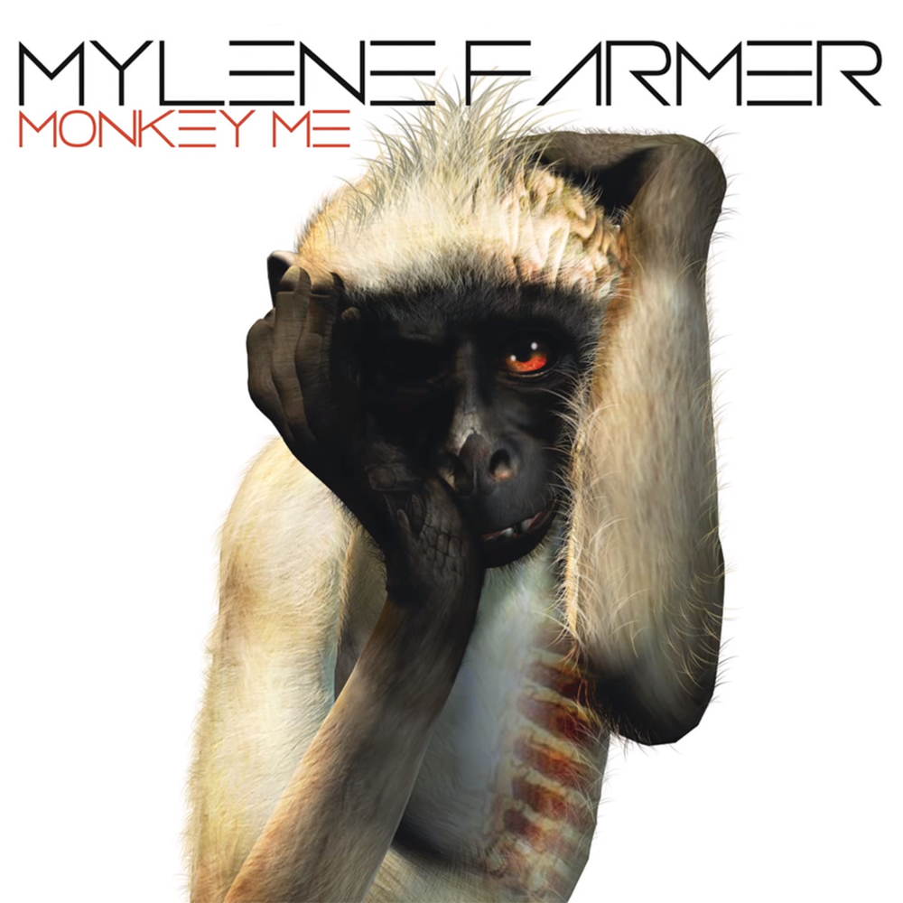 Album cover art for "Monkey Me" by Mylène Farmer