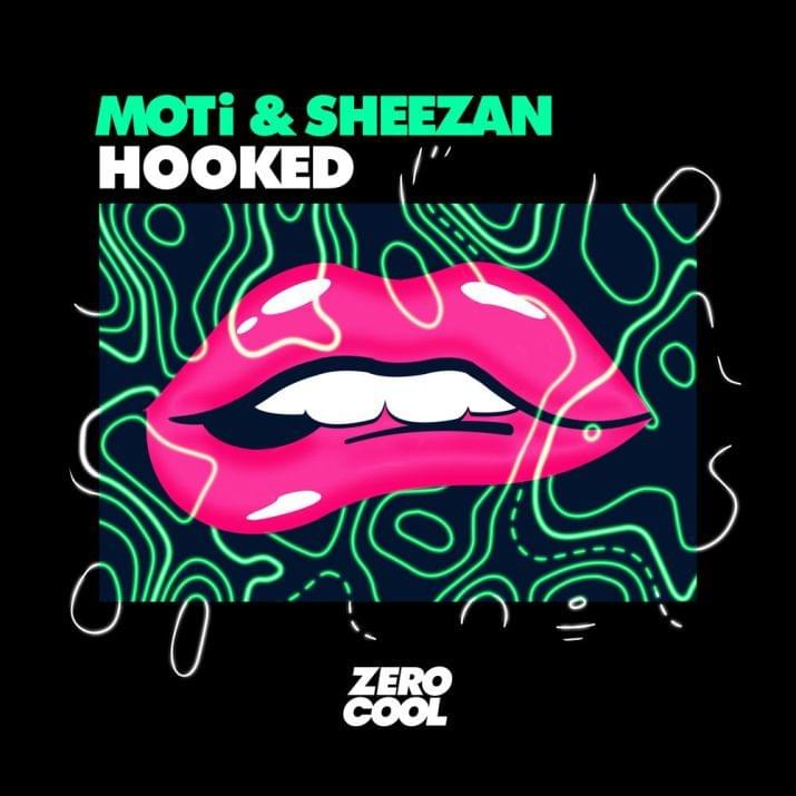 Album cover art for "Hooked" by MOTi & Sheezan
