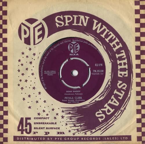 Album cover art for "Dear Daddy" by Petula Clark