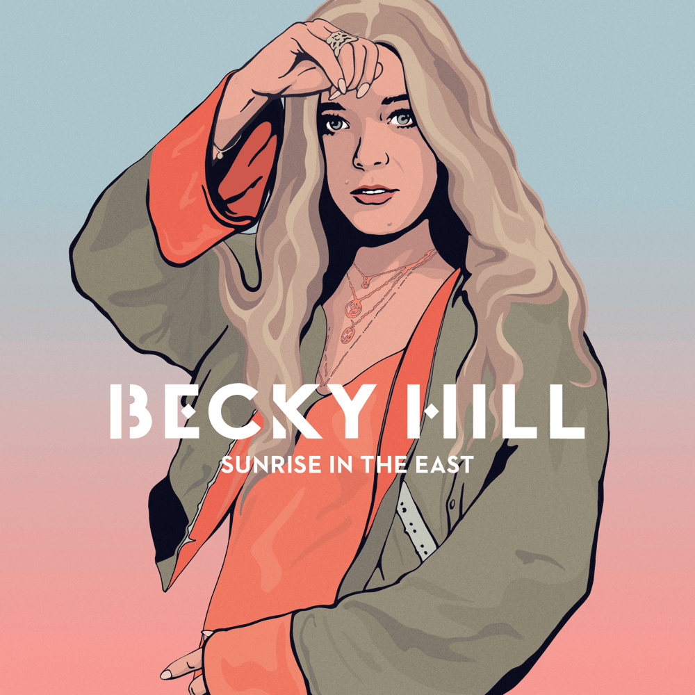Album cover art for "Sunrise In The East" by Becky Hill