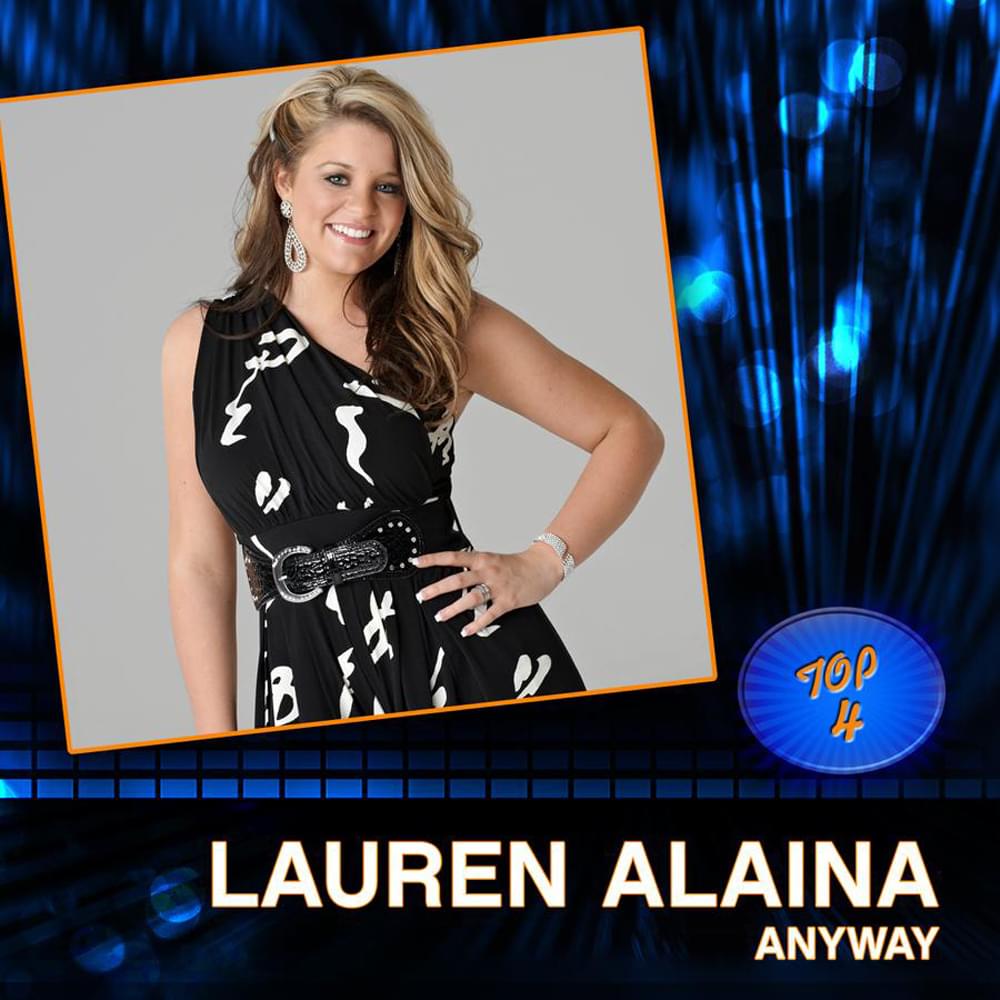 Album cover art for "Anyway" by Lauren Alaina
