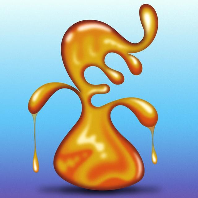 Album cover art for "Melty Caramelo" by Divino Niño