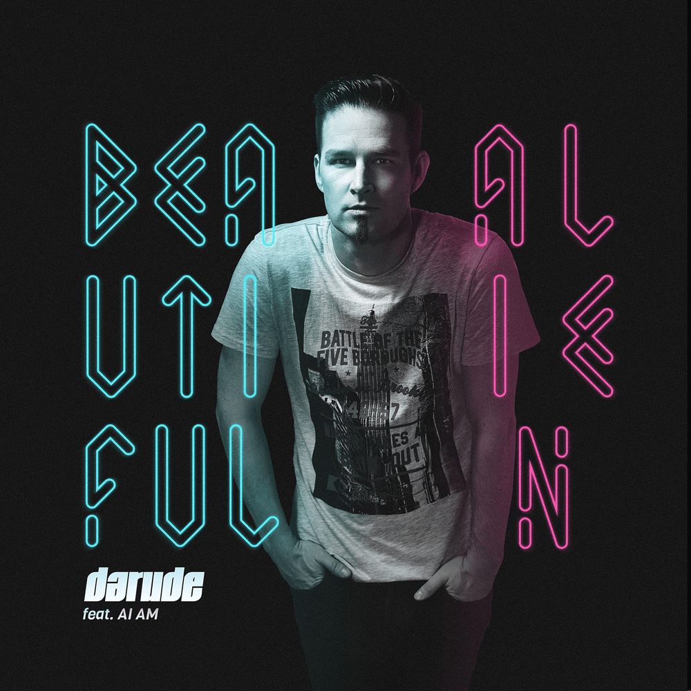 Album cover art for "Beautiful Alien" by Darude & AI AM
