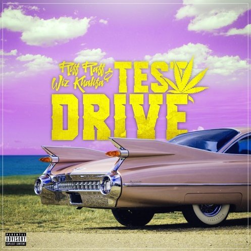 Album cover art for "Test Drive" by RiFF RAFF & Wiz Khalifa