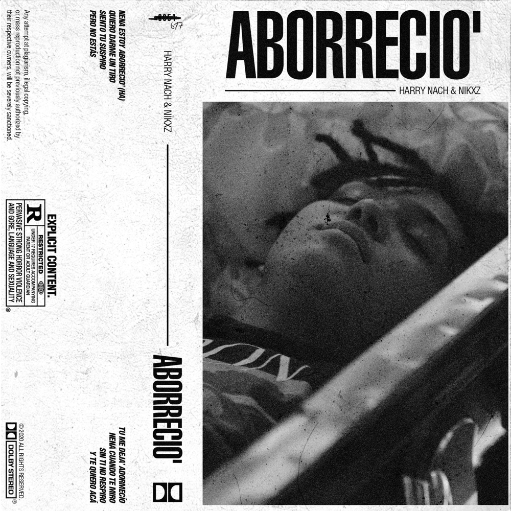 Album cover art for "Aborrecio" by Harry Nach