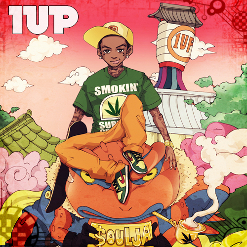 Album cover art for "AK47" by Soulja Boy