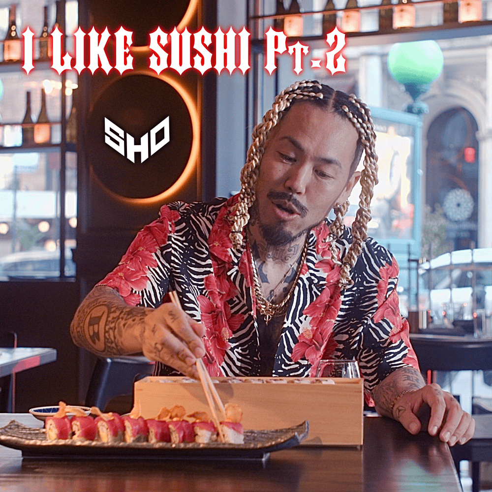 Album cover art for "I LIKE SUSHI Pt.2" by SHO
