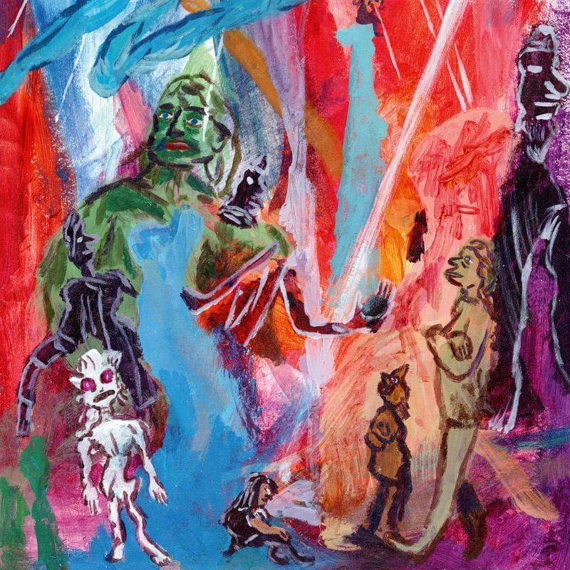 Album cover art for "Viper Fish" by Goat Girl