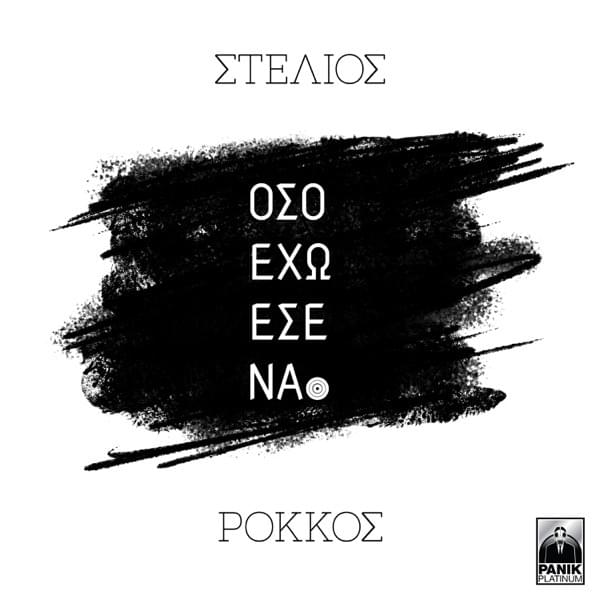 Album cover art for "Oso Eho Esena" by Panik Records