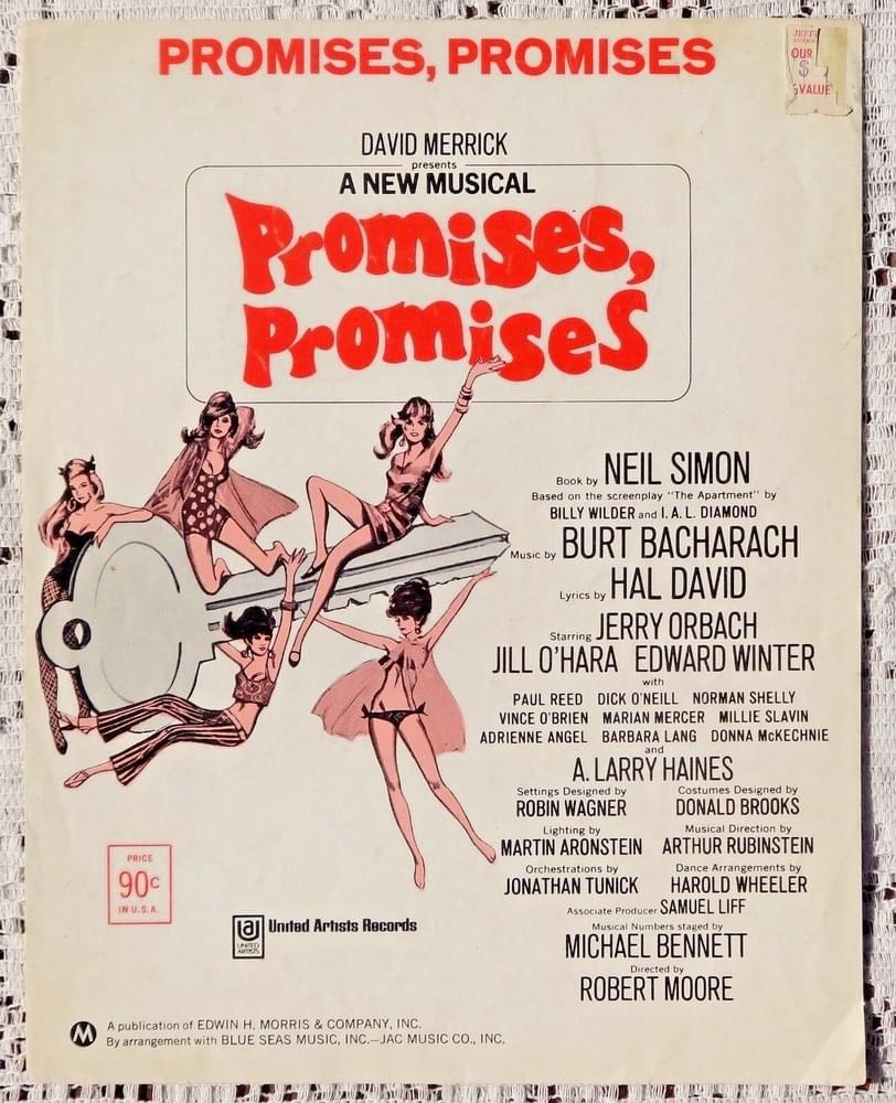 Album cover art for "Promises, Promises" by Burt Bacharach