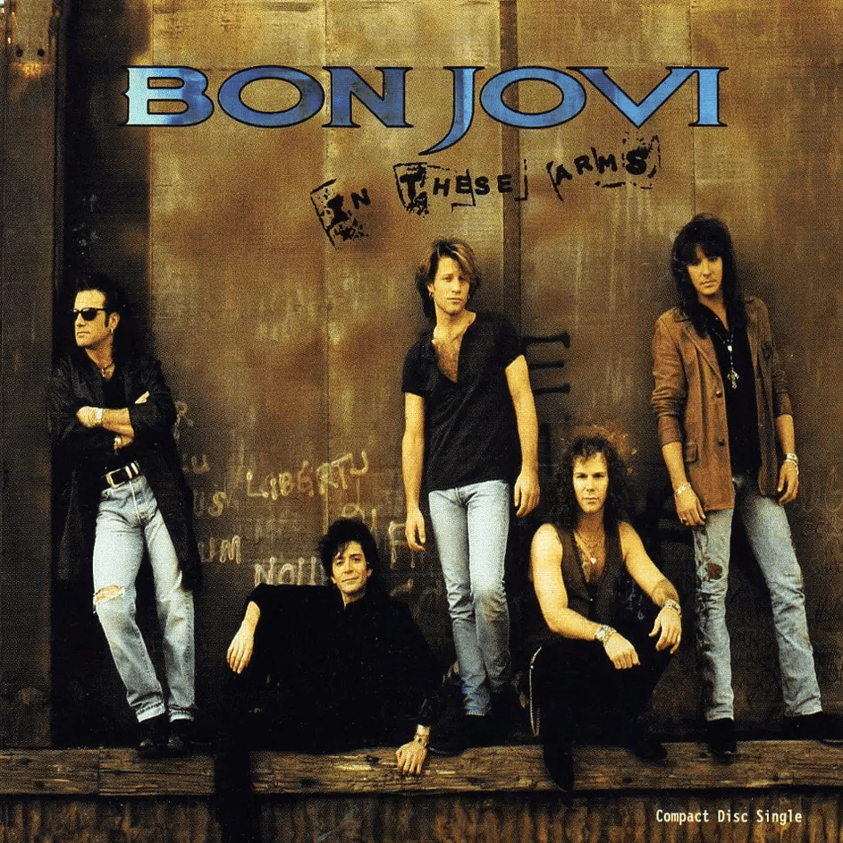 Album cover art for "In These Arms" by Bon Jovi