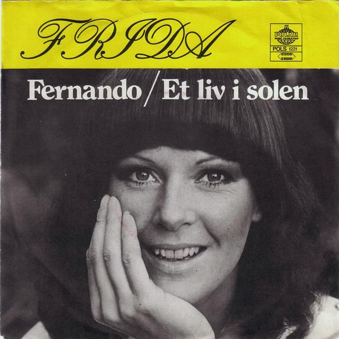 Album cover art for "Fernando" by Anni-Frid Lyngstad