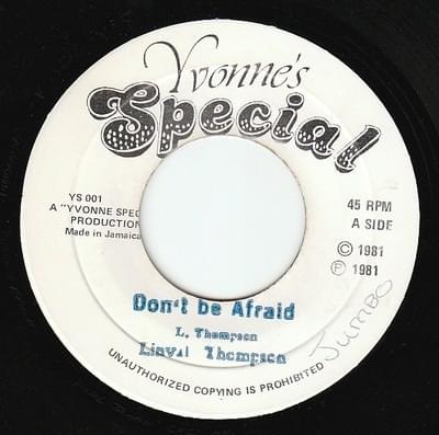 Album cover art for "Don’t Be Afraid" by Linval Thompson