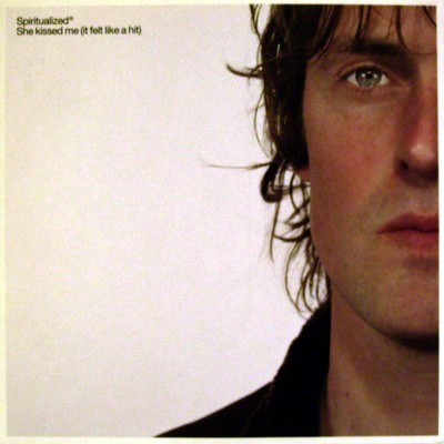 Album cover art for "She Kissed Me (It Felt Like a Hit)" by Spiritualized