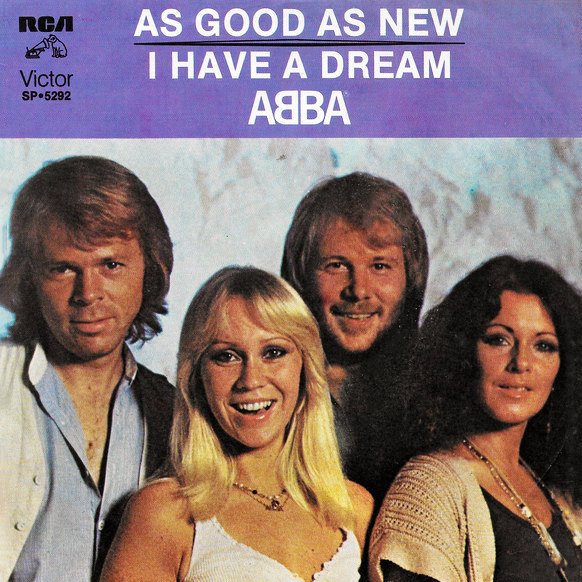 Album cover art for "As Good As New" by ABBA