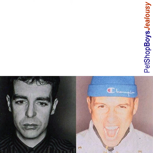 Album cover art for "Jealousy" by Pet Shop Boys