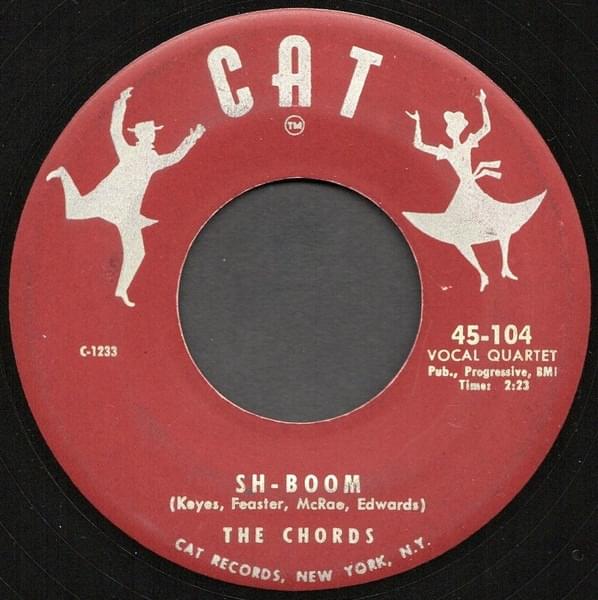 Album cover art for "Sh-Boom" by The Chords (USA)