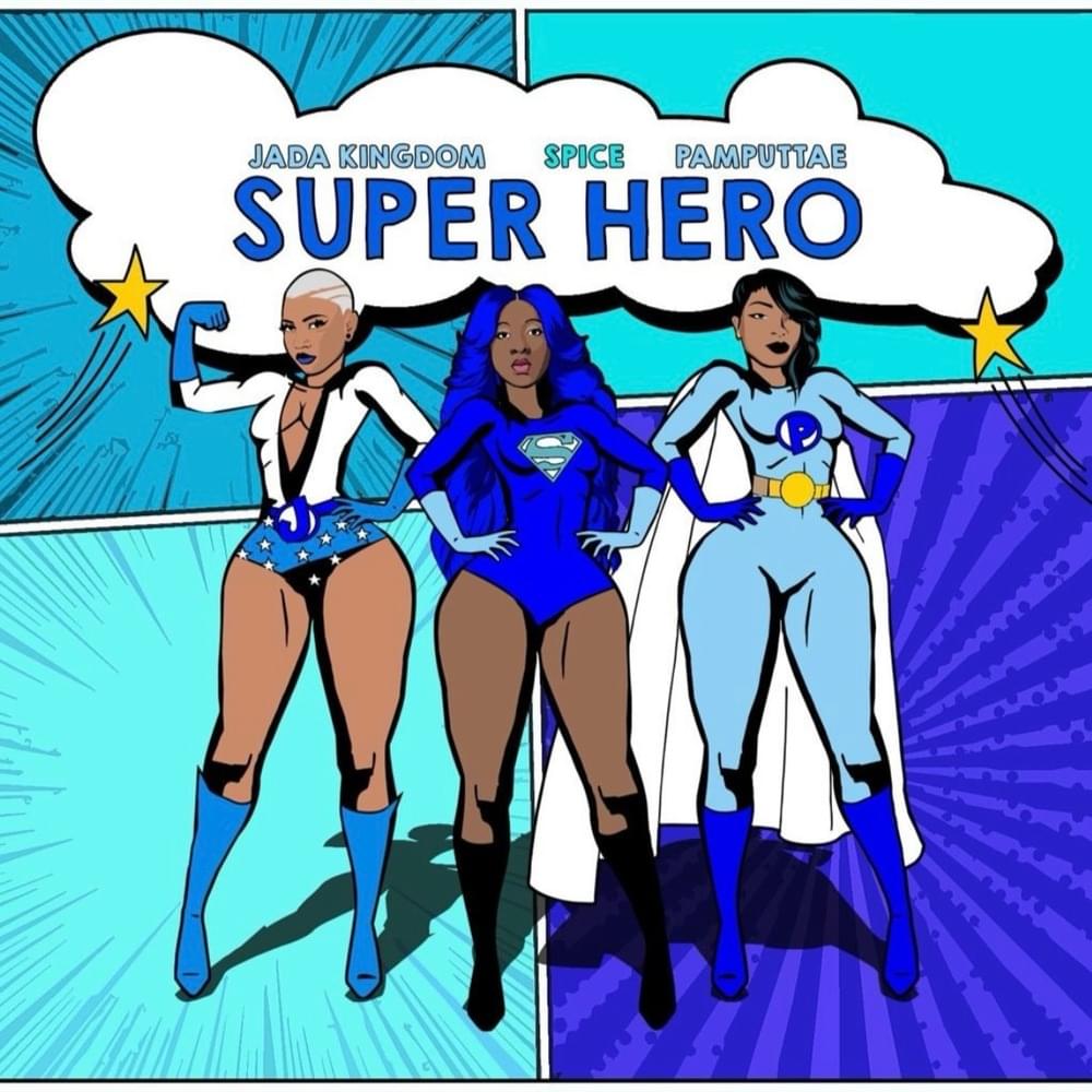 Album cover art for "Super Hero" by Spice