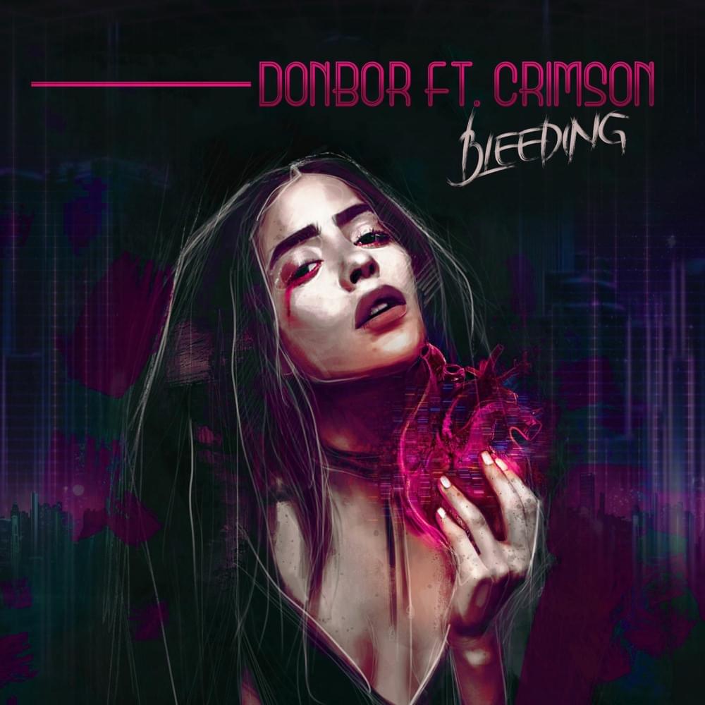 Album cover art for "Bleeding" by Donbor & Agnes Crimson