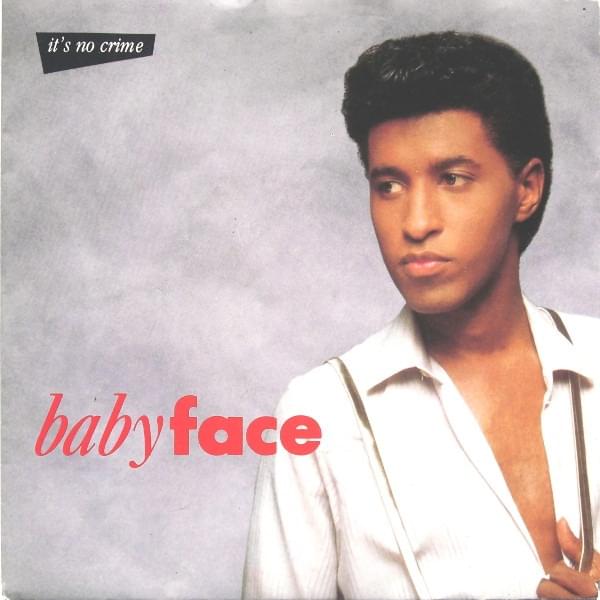Album cover art for "It’s No Crime" by Babyface